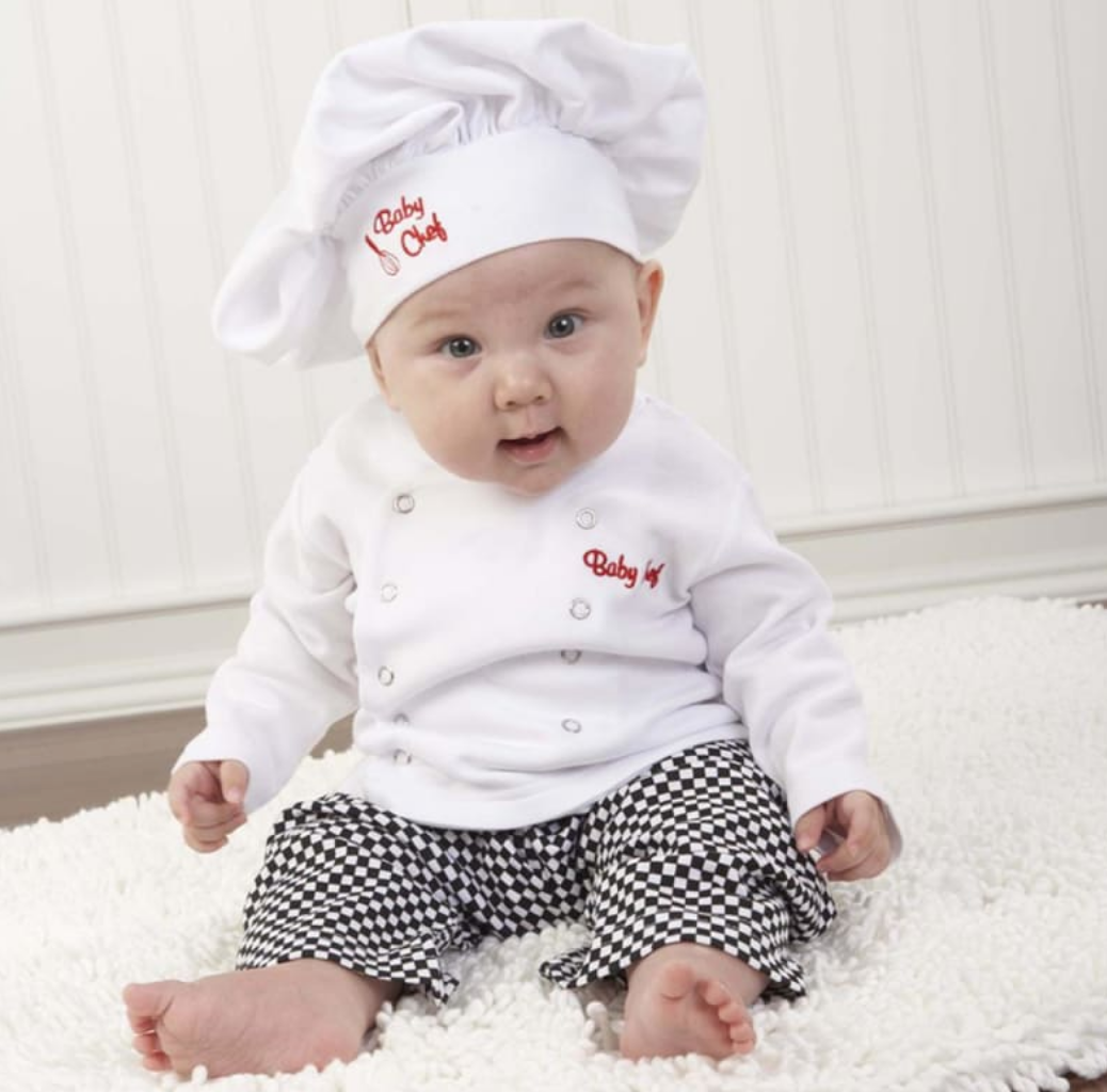 Big Dreamzzz Baby Chef 3-Piece Layette Set - Gender Neutral Baby Gifts