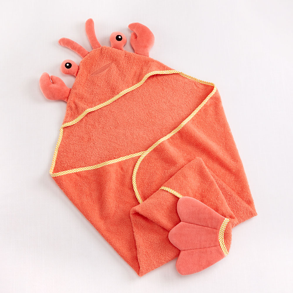 Hudson Baby Super Soft Cotton Washcloths Lobster / One Size