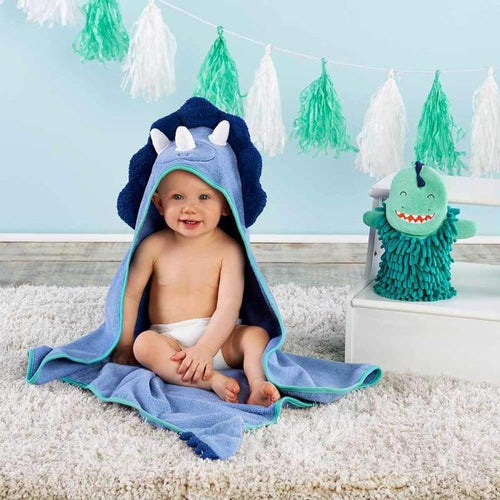 Dinosaur hooded bath discount towel