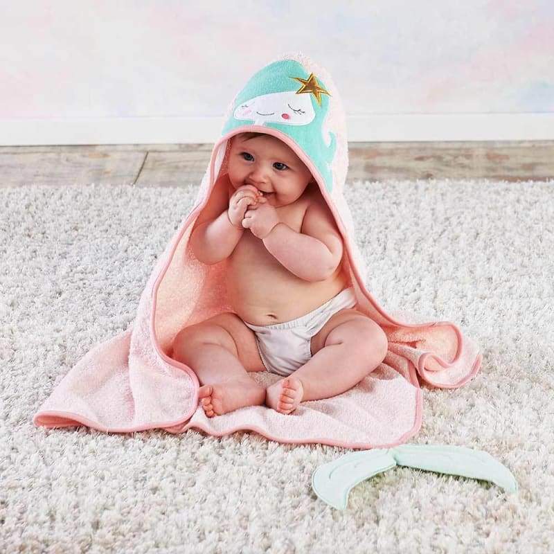 Simply Enchanted Mermaid Hooded Towel Baby Aspen Baby Aspen Gifts